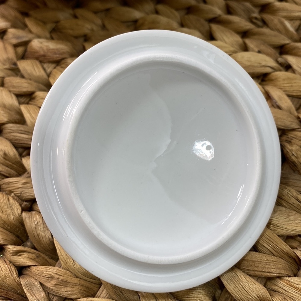 White ceramic single serve tea pot - Picture 7 of 11